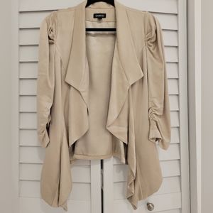 Vintage Gold Bebe draped blazer